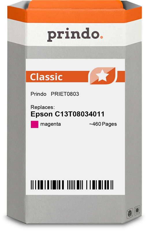 Prindo Classic Magenta Druckerpatrone PRIET0803