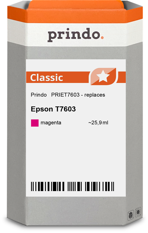 Prindo Classic Magenta Druckerpatrone PRIET7603