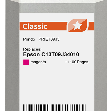Prindo Classic Magenta Druckerpatrone PRIET09J3