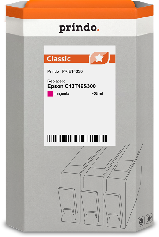 Prindo Classic Magenta Druckerpatrone PRIET46S3