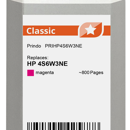 Prindo Classic Magenta Druckerpatrone PRIHP4S6W3NE