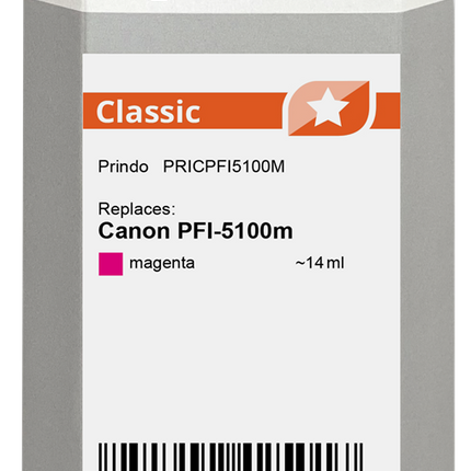 Prindo Classic Magenta Druckerpatrone PRICPFI5100M