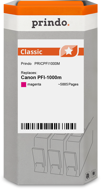 Prindo Classic Magenta Druckerpatrone PRICPFI1000M