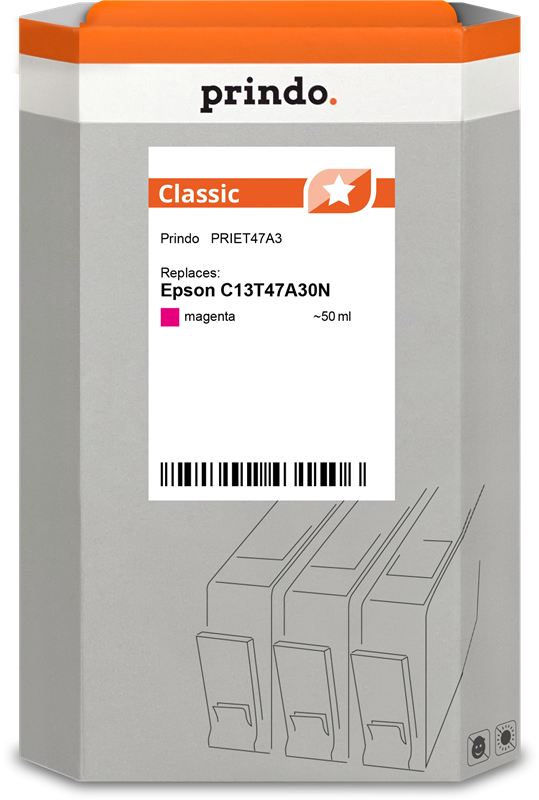 Prindo Classic Magenta Druckerpatrone PRIET47A3