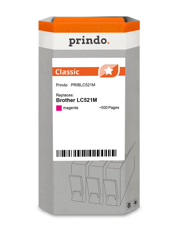 Prindo Classic Magenta Druckerpatrone PRIBLC521M