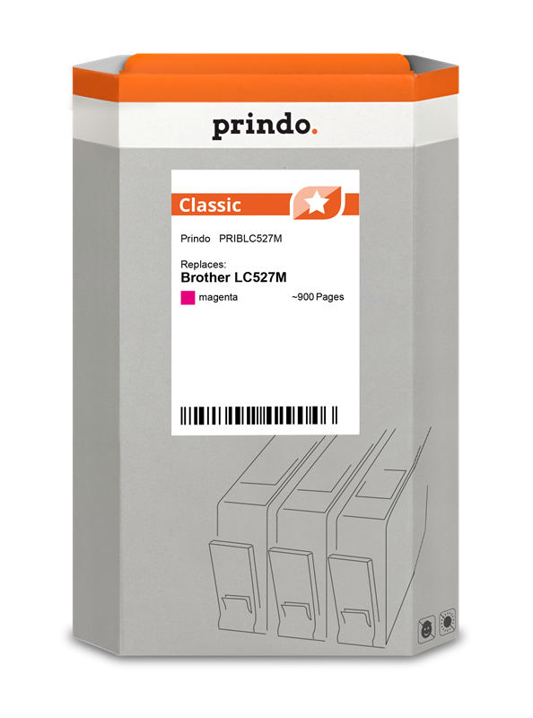 Prindo Classic Magenta Druckerpatrone PRIBLC527M