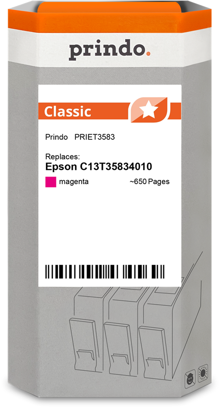 Prindo Classic Magenta Druckerpatrone PRIET3583