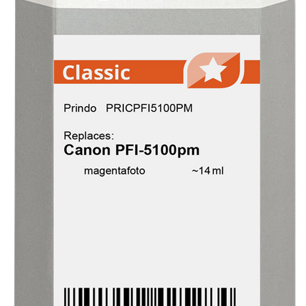 Prindo Classic Magenta (Foto) Druckerpatrone PRICPFI5100PM