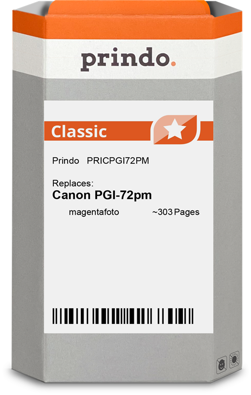 Prindo Classic Magenta (Foto) Druckerpatrone PRICPGI72PM