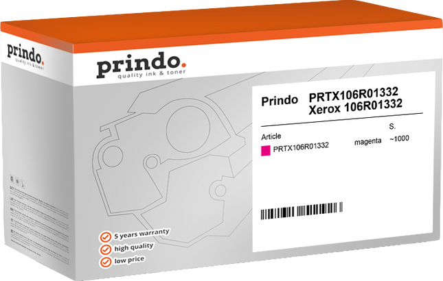 Prindo Classic Magenta Toner PRTX106R01332