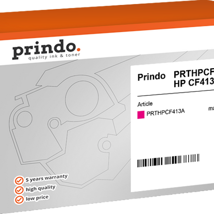 Prindo Classic Magenta Toner PRTHPCF413A