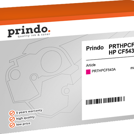 Prindo Classic Magenta Toner PRTHPCF543A
