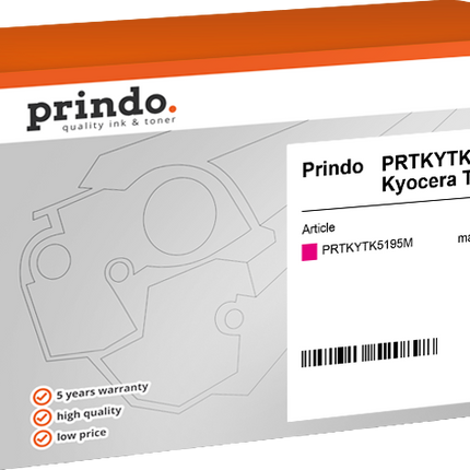Prindo Classic Magenta Toner PRTKYTK5195M