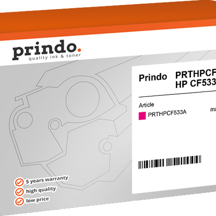 Prindo Classic Magenta Toner PRTHPCF533A