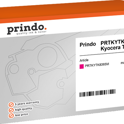 Prindo Classic Magenta Toner PRTKYTK8365M