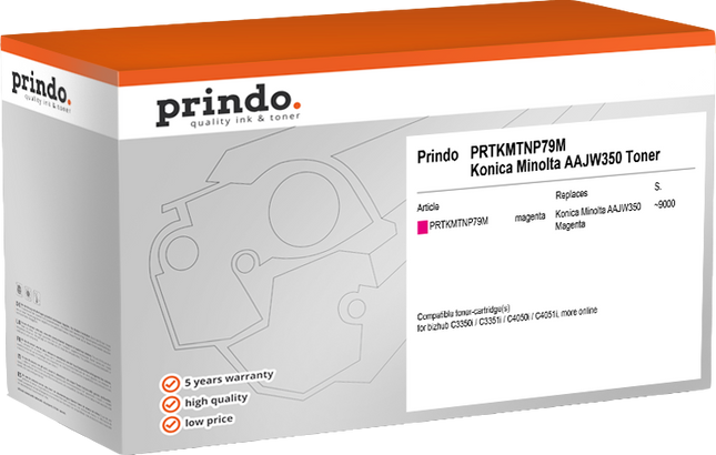 Prindo Classic Magenta Toner PRTKMTNP79M