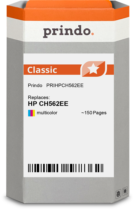 Prindo Classic mehrere Farben Druckerpatrone PRIHPCH562EE