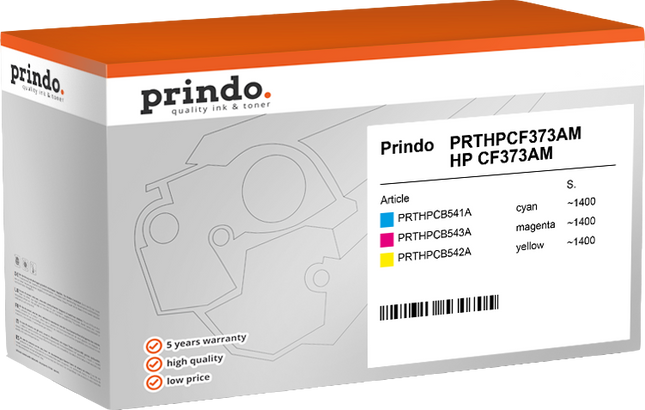 Prindo Classic Multipack Cyan / Magenta / Gelb