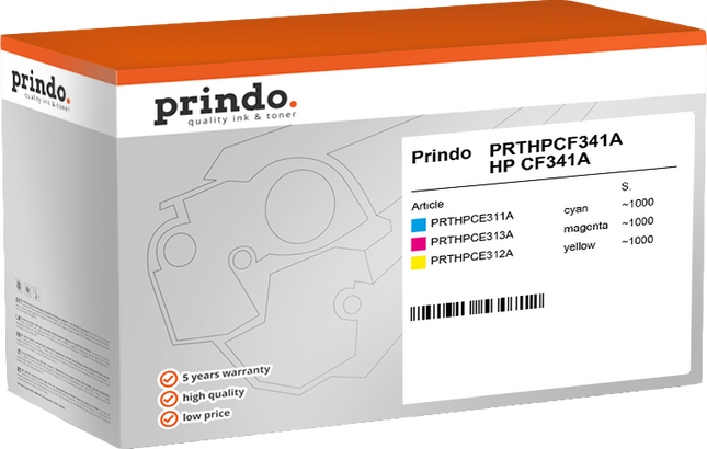 Prindo Classic Multipack Cyan / Magenta / Gelb