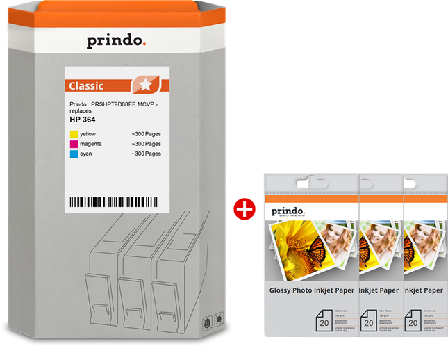 Prindo Classic Multipack Cyan / Magenta / Gelb (PRSHPT9D88EE MCVP)