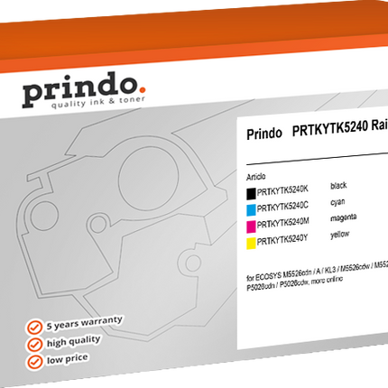 Prindo Classic Multipack Schwarz / Cyan / Magenta / Gelb