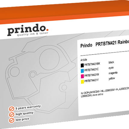 Prindo Classic Multipack Schwarz / Cyan / Magenta / Gelb