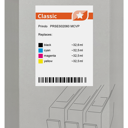 Prindo Classic Multipack Schwarz / Cyan / Magenta / Gelb