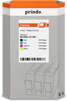 Prindo Classic Multipack Schwarz / Cyan / Magenta / Gelb (PRSBLC421VAL)