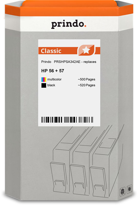 Prindo Classic Multipack Schwarz / mehrere Farben (PRSHPSA342AE)