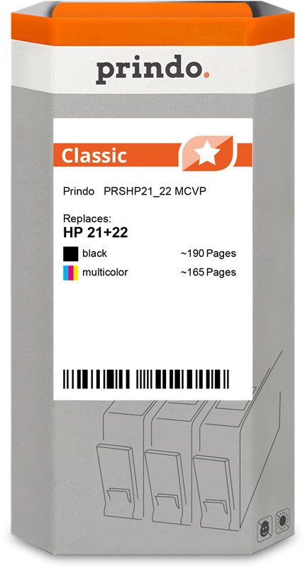 Prindo Classic Multipack Schwarz / mehrere Farben (PRSHP21_22 MCVP)