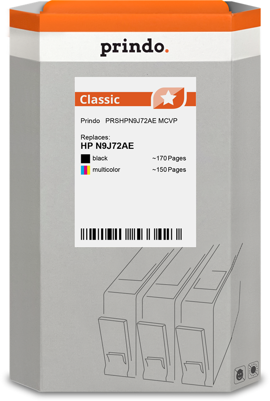 Prindo Classic Multipack Schwarz / mehrere Farben (PRSHPN9J72AE MCVP)