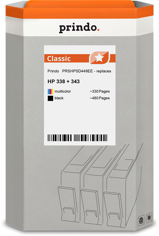 Prindo Classic Multipack Schwarz / mehrere Farben (PRSHPSD449EE)