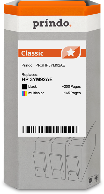 Prindo Classic Multipack Schwarz / mehrere Farben (PRSHP3YM92AE)