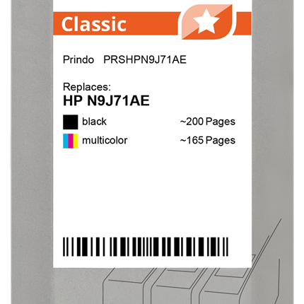 Prindo Classic Multipack Schwarz / mehrere Farben (PRSHPN9J71AE)