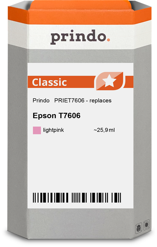Prindo Classic Pink (hell) Druckerpatrone PRIET7606