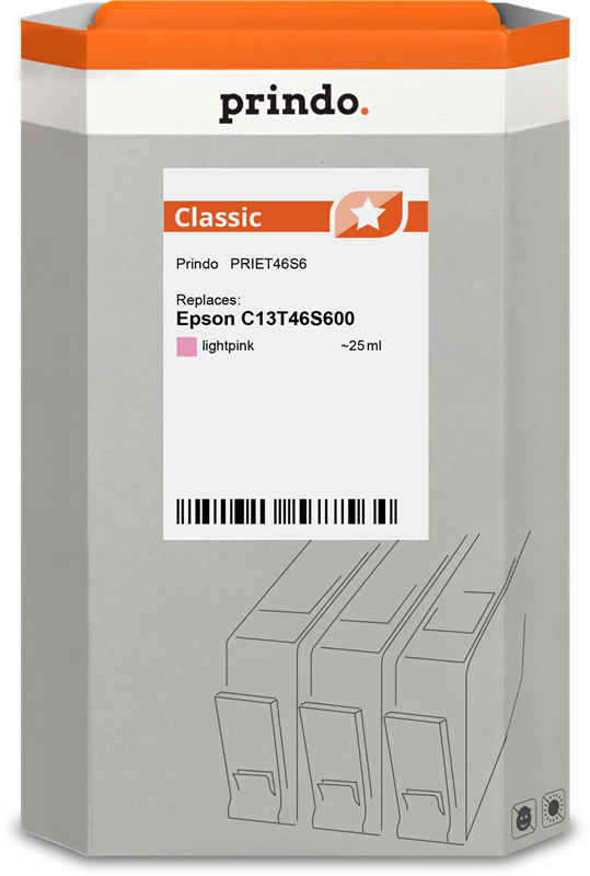 Prindo Classic Pink (hell) Druckerpatrone PRIET46S6