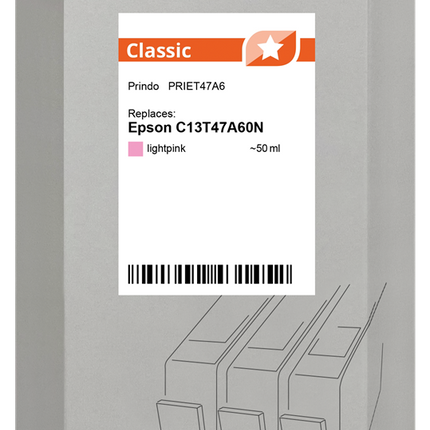 Prindo Classic Pink (hell) Druckerpatrone PRIET47A6