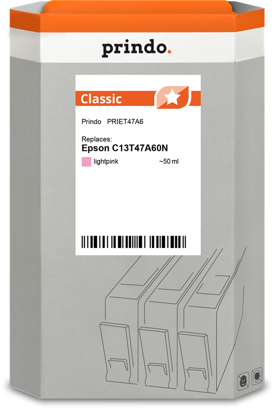 Prindo Classic Pink (hell) Druckerpatrone PRIET47A6