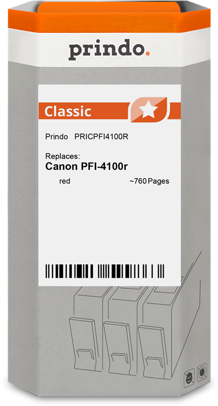 Prindo Classic Rot Druckerpatrone PRICPFI4100R