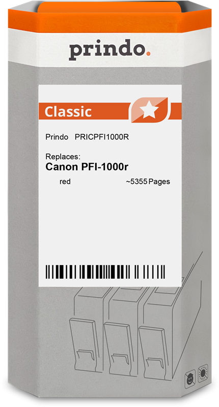 Prindo Classic Rot Druckerpatrone PRICPFI1000R