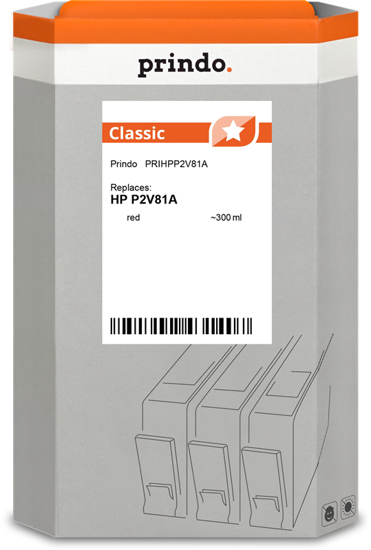 Prindo Classic Rot Druckerpatrone