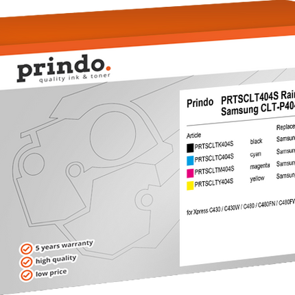 Prindo Classic Schwarz / Cyan / Magenta / Gelb Value Pack