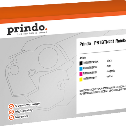 Prindo Classic Schwarz / Cyan / Magenta / Gelb Value Pack