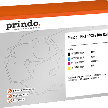 Prindo Classic Schwarz / Cyan / Magenta / Gelb Value Pack