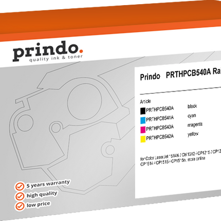 Prindo Classic Schwarz / Cyan / Magenta / Gelb Value Pack