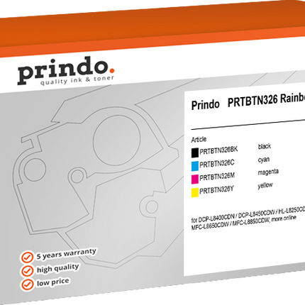 Prindo Classic Schwarz / Cyan / Magenta / Gelb Value Pack