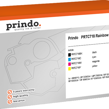 Prindo Classic Schwarz / Cyan / Magenta / Gelb Value Pack