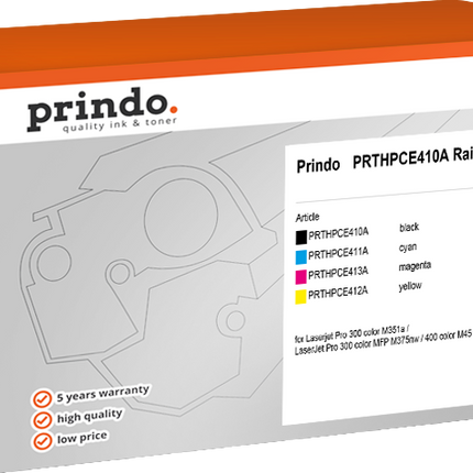 Prindo Classic Schwarz / Cyan / Magenta / Gelb Value Pack
