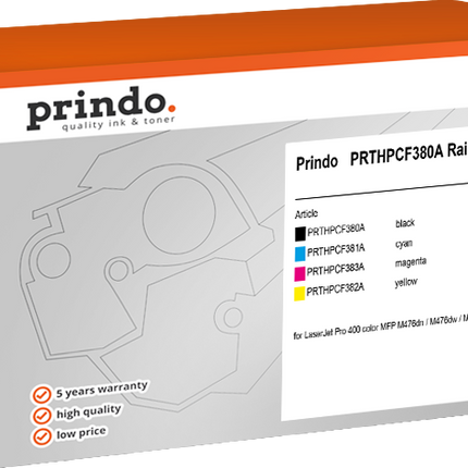 Prindo Classic Schwarz / Cyan / Magenta / Gelb Value Pack