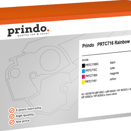 Prindo Classic Schwarz / Cyan / Magenta / Gelb Value Pack